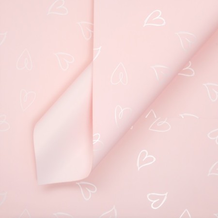 Film sheets 57x57cm, pink, 65 microns