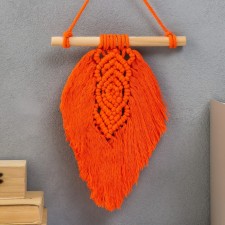 Panel wall in the technique of Macrame 
