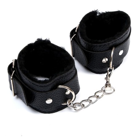 Handcuffs are carnival, black color-2