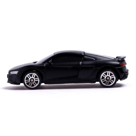 Metal machine Audi R8 Coupe, 1:64, black matte color-1