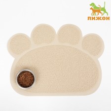 2-in-1 rug for a bowl/toilet of animals 