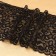 Lace elastic fabric, 215 mm × 2.7 ± 0.5 m, black color