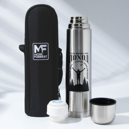 Thermos "campaign" in a case, 1 liter, heat conservation 6-12 hours-1