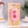 Candle in the Cake "Fine", number "6", pink metallic, 6.5 cm