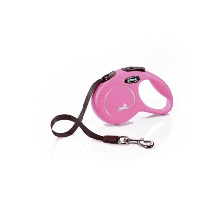 Roulette Flexi New Classic XS (up to 12 kg) 3 m tape, pink