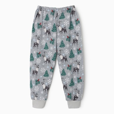 Pajamas for a boy, gray color, height 122 cm-9