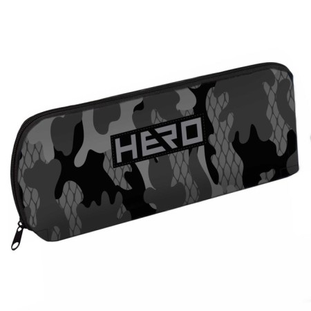 Penal soft, 1 department, 80 x 220 x 60 mm, voluminous, phenix "Camouflage" gray 65709