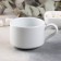 The porcelain -porcelain cup "linen", 200 ml, stagnant