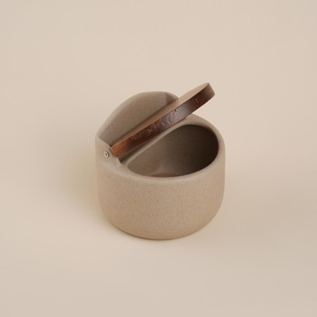 Bank for storing bulk products SL Home "Stun Forest", 350 ml, 7.5 × 16 cm, ceramic, white color-5