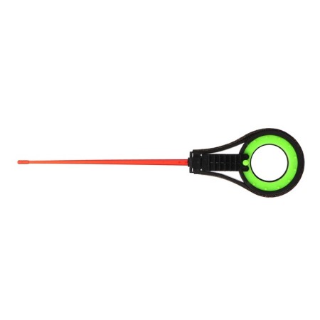 Fishing rod winter balalaika with a guard, black lightish color, HFB-37X-1