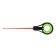 Fishing rod winter balalaika with a guard, black lightish color, HFB-37X
