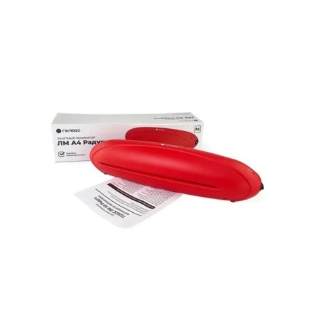 Laminator A4 75-150 microns, 2 shafts, speed 25 cm/min, gelos rainbow, red "LMA4RK"-7