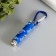 The pointer of laser metal shines with the pattern "Blue. Flowers" LR44x3 pcs 1.5x1.5x7 cm