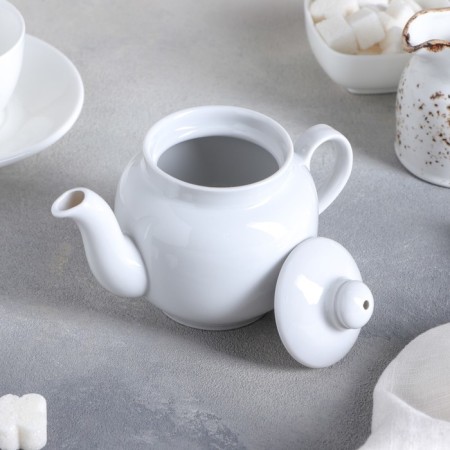 Amber kettle, 350 ml, white color-1