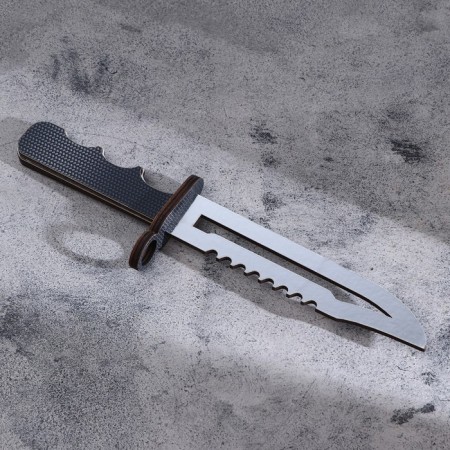 Wooden souvenir "Bayoner Knife", gray blade-3