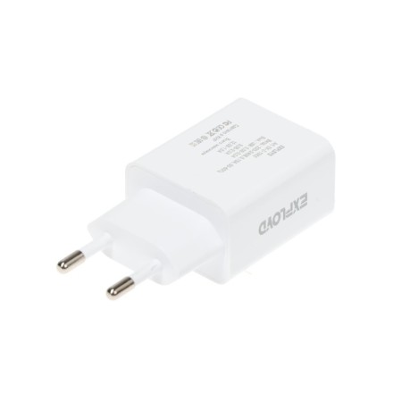 EXPLOYD EX-Z-1362, 1 USB, 3 A, QC 3.0, Lightning, 1 m, white.-1