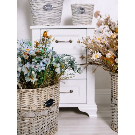 Artificial flower "Night chamomile", height 50 cm, dark blue color-1