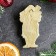 Toy on the Christmas tree "Nutcracker" Brass, 10x5.5cm