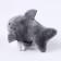 Soft toy "Shark" on a key fob, 10 cm, color gray color