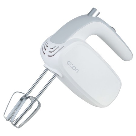 Mixer ECON ECO-106MX, manual, 250 watts, 5 speeds, 2 nozzles, white-gray
