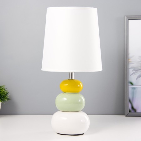 Board "Balance" E14 40W white-green 16x16x33 cm Risalux