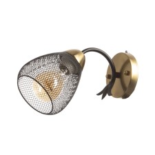 Бра "Дассе" 1хЕ27 40Вт черно-бронзовый 24х13х14 см