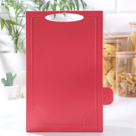 A set of cutting boards with markers on a stand, 4 pcs, color mix-1