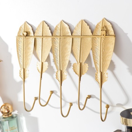 Decorative hooks "Fogger" gold 19.5x29 cm-3