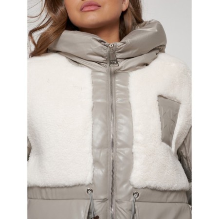 Winter jacket, size 48, light brown color-10