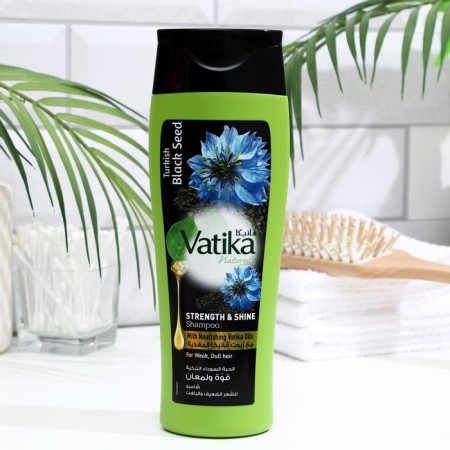 Hair shampoo Dabur Vatika Black Seed Strength and Shine, 400 ml-2