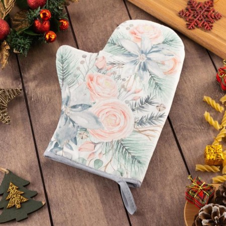 Catching "Christmas Flowers" 20x27cm, sarzha, 100% cotton, gut 250g/m2