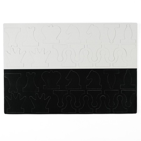 Figures for demonstration chess, king h = 6.3 cm, pawn h = 5.5 cm-3