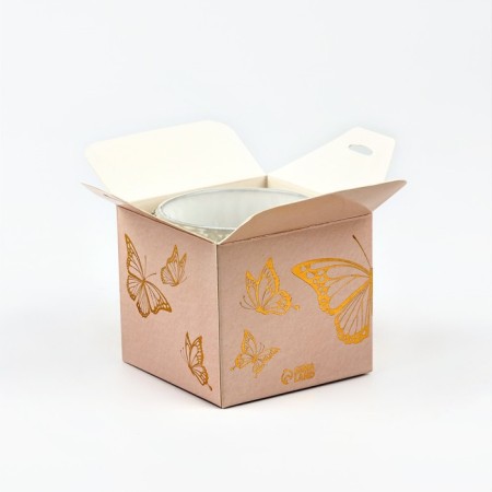 Aromatic candle: grapefruit and honey, 6.5 x 7.2 cm.-1