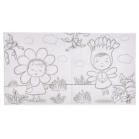 Coloring "Flower Fairies", + 12 stickers-5