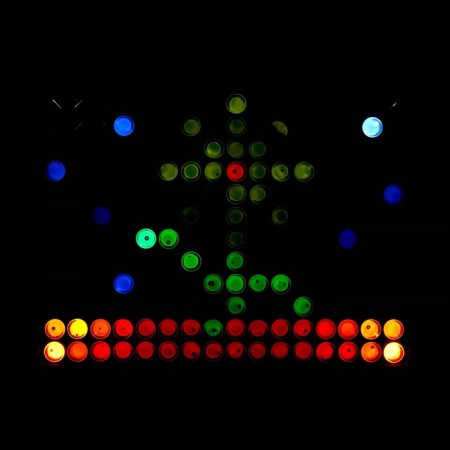 Light-luminary mosaic designer Light Circle, 126 parts, 10 cards-8