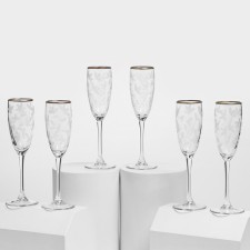 Set of glass glasses 