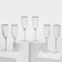 Set of glass glasses "Vesna", 170 ml, 6 pcs