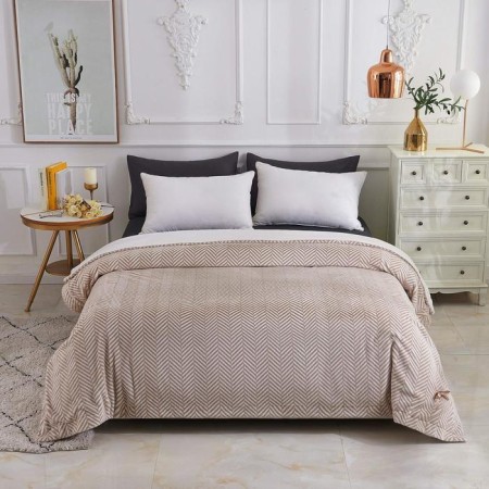 Florence bedspread, size 160x220 cm, coffee color-1
