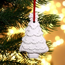 Christmas tree decoration for coloring 