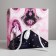 Gift box, packaging, "marble", 29.5 x 29.5 x 14.5 cm