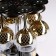 Mini-bar "Golden net flowers" Bar stand, 6 fuherok/ 6 stacks