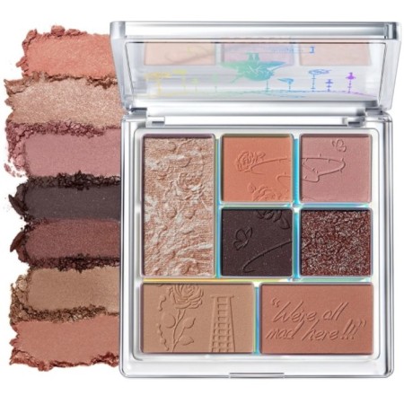 Palette shadows Zezea Dreamland Eyeshadow, tone 01 grayish purple, 10 g