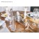 Set of candles "Column", 4 pieces, silver 7x3.8 cm