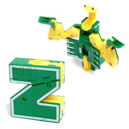 Dino-Bukva robot, transforms into a dinosaur, mix-11