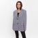 Women's jacket with a cut on the back of MIST size L-XL, color gray