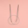 The knitting needles are circular, for knitting, with a metal cable, d = 3 mm, 10/40 cm