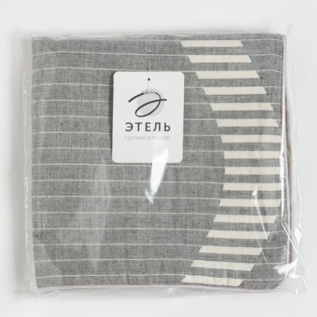 Pillowcase decorative Ethel "waves" color gray 40x40 cm, 100% cotton-7