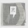 Pillowcase decorative Ethel "waves" color gray 40x40 cm, 100% cotton