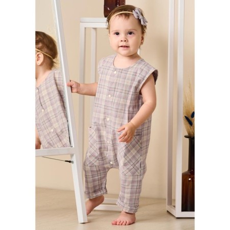 Semi -combinezone children's "Marseille", height 74, pink color