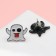 Earrings "Ghosts" Krivlyaks, colored